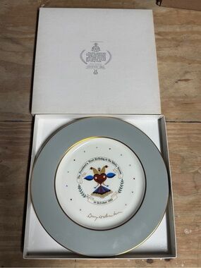 Castleton 1953 Commemorative plate Dwight D Eisenhower 1st Birthday White House